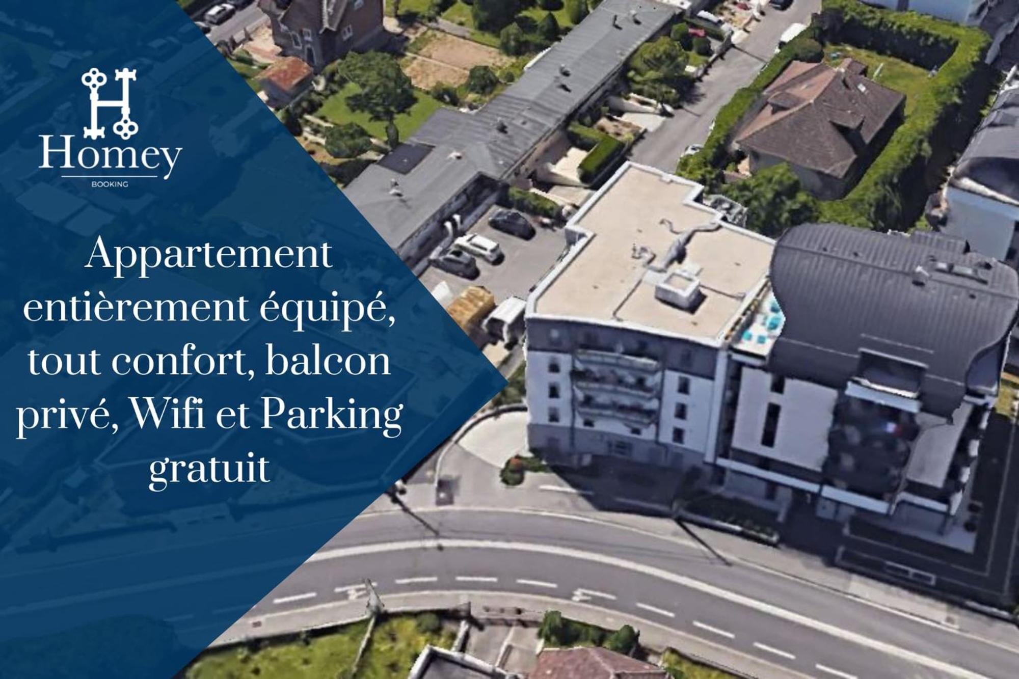 Homey Chloe - New - Parking Gratuit - Balcon Prive - Proche Geneve Аннемас Экстерьер фото